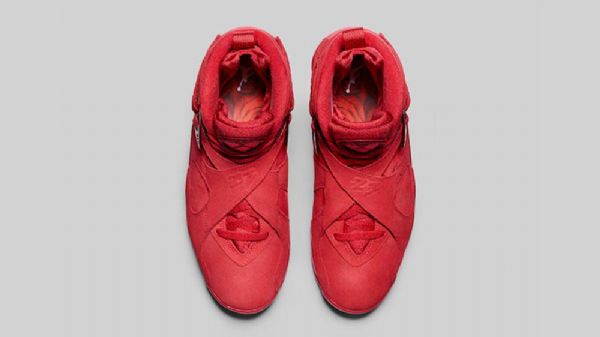 Nike Air Jordan 8 Valentines Day Sko Herre Rød