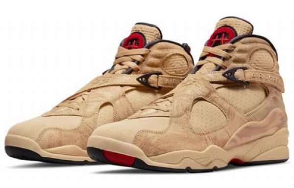 Nike Rui Hachimura X Air Jordan 8 Retro Se Basketball Shoes Herre Svarte