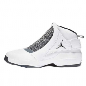 Nike Air Jordan 19 Flint Sko Herre Hvite