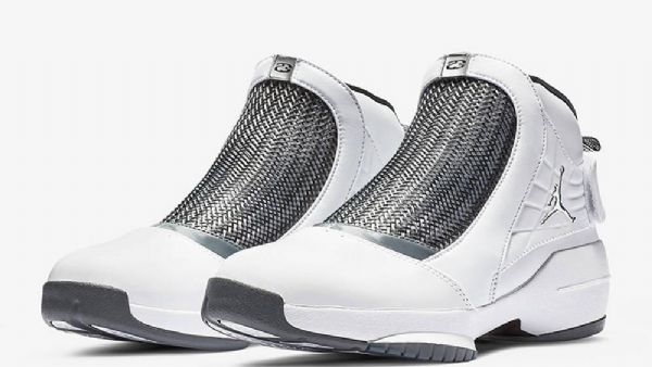 Nike Air Jordan 19 Flint Sko Herre Hvite
