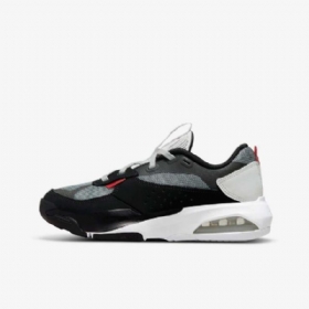 Nike Air Jordan Air 200e Sko Barn Svarte Hvite Rød Grå