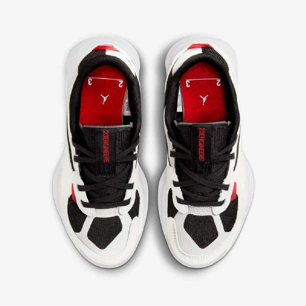 Nike Air Jordan Air 200e Sko Barn Svarte Hvite Rød Grå