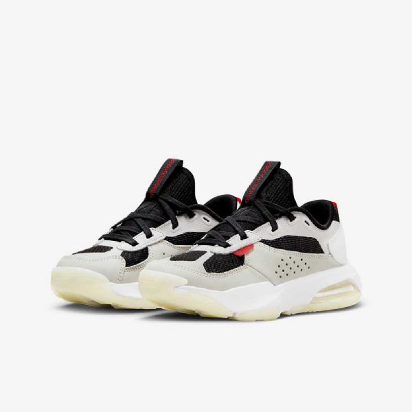 Nike Air Jordan Air 200e Sko Barn Svarte Hvite Rød Grå