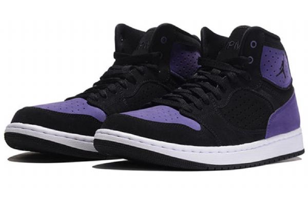 Nike Air Jordan Access Retro Basketball Shoes Herre Lilla Svarte
