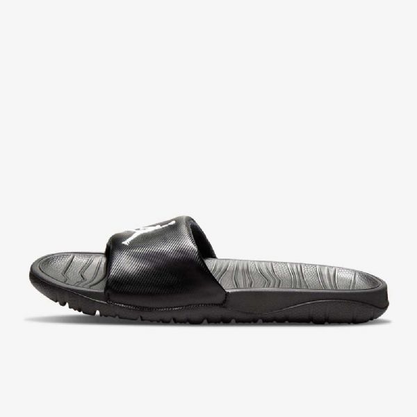Nike Air Jordan Break Badesandaler Dame Svarte Hvite