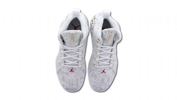 Nike Air Jordan Diamond Mid Tops Sko Herre Hvite Gull