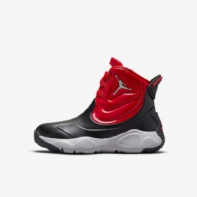 Nike Air Jordan Drip 23 Gummistøvler Barn Svarte Grå Rød