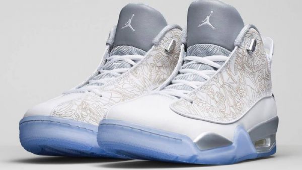 Nike Air Jordan Dub Zero Laser Sko Herre Hvite