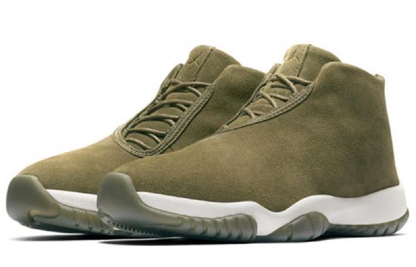 Nike Air Jordan Future Retro Basketball Shoes Dame Olivengrønne