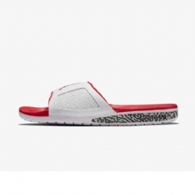 Nike Air Jordan Hydro Iii Retro Badesandaler Herre Hvite Rød Grå Rød