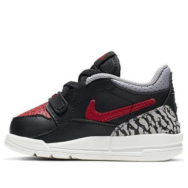 Nike Air Jordan Legacy 312 Low Tops Bred Cement Td Sko Barn Marineblå