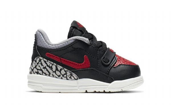 Nike Air Jordan Legacy 312 Low Tops Bred Cement Td Sko Barn Marineblå