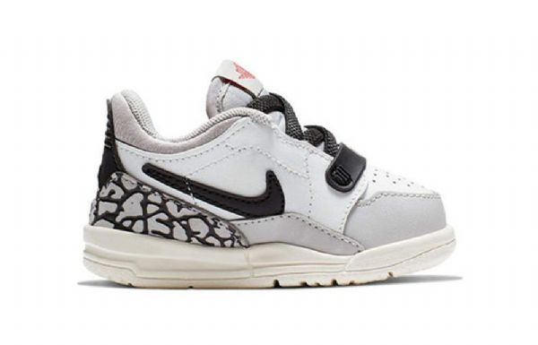 Nike Air Jordan Legacy 312 Low Tops Td Sko Barn Hvite Svarte