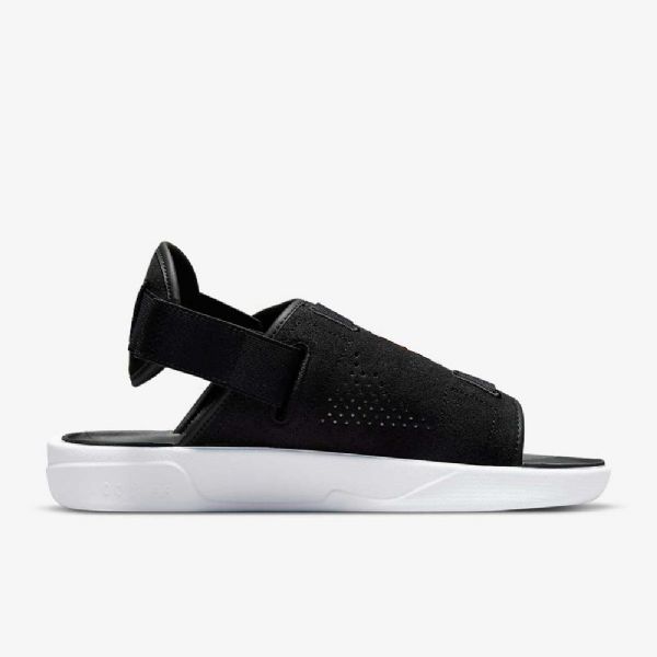 Nike Air Jordan Ls Badesandaler Herre Svarte Hvite Rød