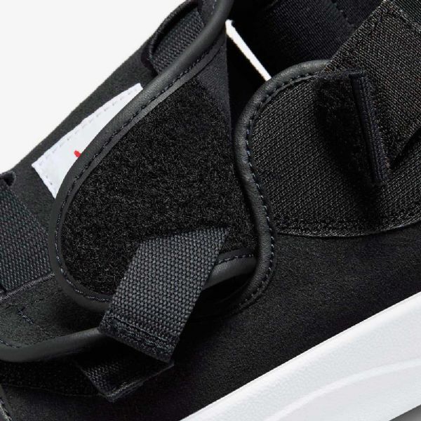 Nike Air Jordan Ls Badesandaler Herre Svarte Hvite Rød