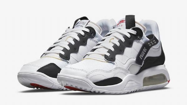 Nike Air Jordan Ma2 Fire Sko Dame Hvite Svarte Rød