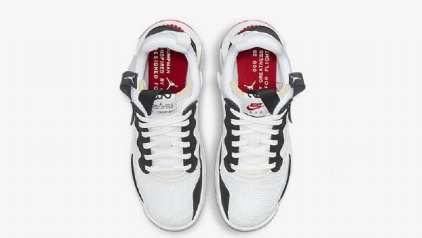 Nike Air Jordan Ma2 Fire Sko Dame Hvite Svarte Rød