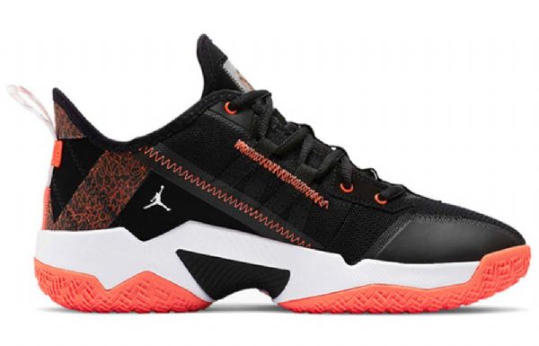 Nike Air Jordan One Take 2 Pf Russell Westbrook2 Konkurranse Retro Basketball Shoes Herre Svarte Oransje