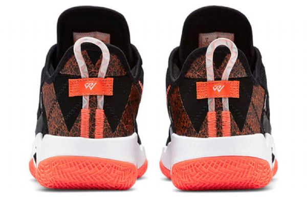 Nike Air Jordan One Take 2 Pf Russell Westbrook2 Konkurranse Retro Basketball Shoes Herre Svarte Oransje