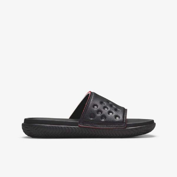 Nike Air Jordan Play Badesandaler Barn Svarte Rød