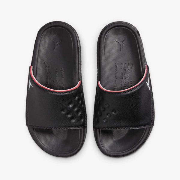 Nike Air Jordan Play Badesandaler Barn Svarte Rød