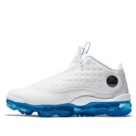 Nike Air Jordan Reign Retro Basketball Shoes Dame Hvite Blå