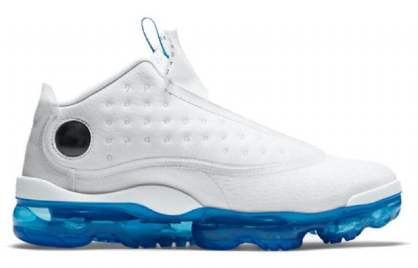 Nike Air Jordan Reign Retro Basketball Shoes Dame Hvite Blå