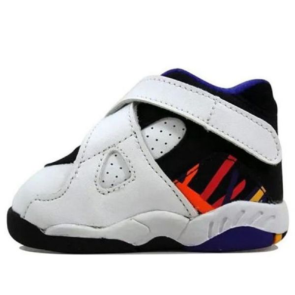 Nike Air Jordan Retro 8 Td Sko Barn Hvite