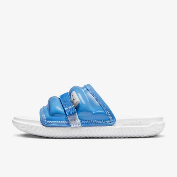Nike Air Jordan Super Play Badesandaler Herre Blå Hvite