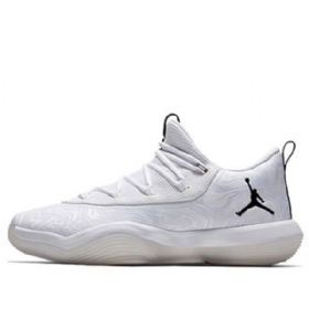 Nike Air Jordan Superfly 2017 Low Tops Joggesko Dame Hvite