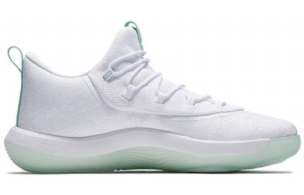 Nike Air Jordan Super.fly Low Tops Pf Joggesko Dame Hvite Grønn