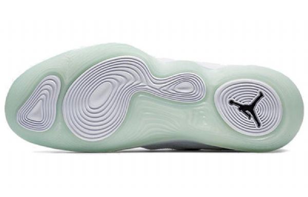 Nike Air Jordan Super.fly Low Tops Pf Joggesko Dame Hvite Grønn