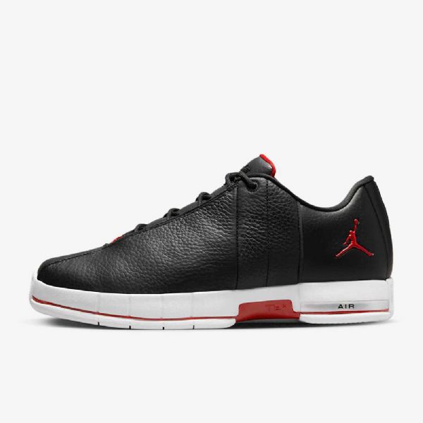 Nike Air Jordan Team Elite 2 Low Tops Sko Herre Svarte Hvite Rød