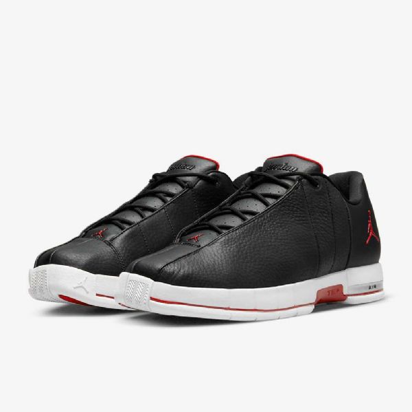 Nike Air Jordan Team Elite 2 Low Tops Sko Herre Svarte Hvite Rød
