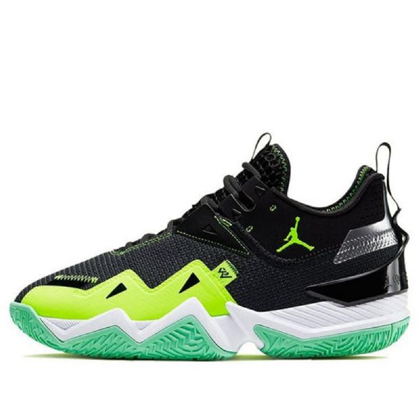 Nike Air Jordan Westbrook One Take Retro Basketball Shoes Dame Svarte Blå