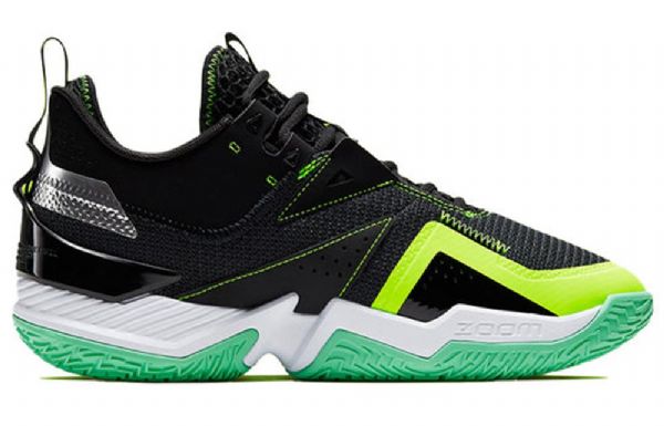 Nike Air Jordan Westbrook One Take Retro Basketball Shoes Dame Svarte Blå
