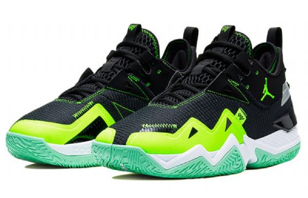 Nike Air Jordan Westbrook One Take Retro Basketball Shoes Dame Svarte Blå