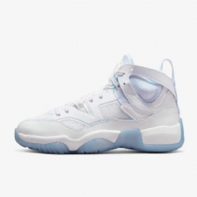 Nike Jumpman Two Trey Sko Dame Hvite Blå
