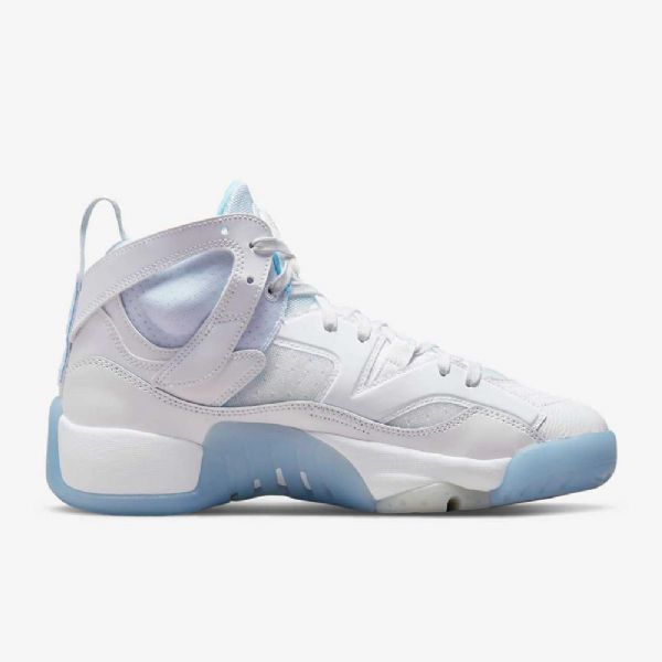Nike Jumpman Two Trey Sko Dame Hvite Blå