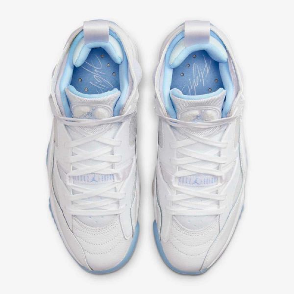 Nike Jumpman Two Trey Sko Dame Hvite Blå