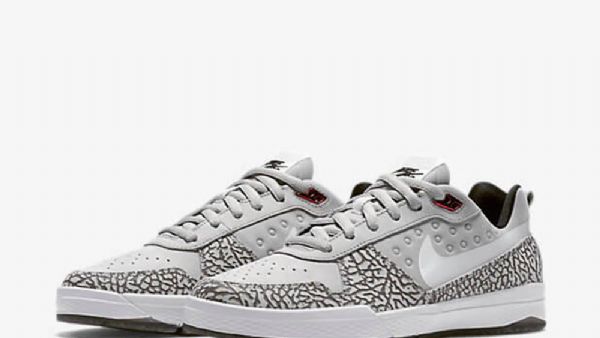 Nike Sb P-rod 9 Elite X Air Jordan Qs Sko Herre Grå