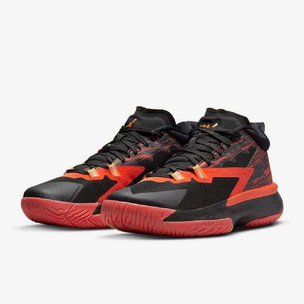 Nike Zion 1 Sp Basketsko Herre Svarte Rød Oransje