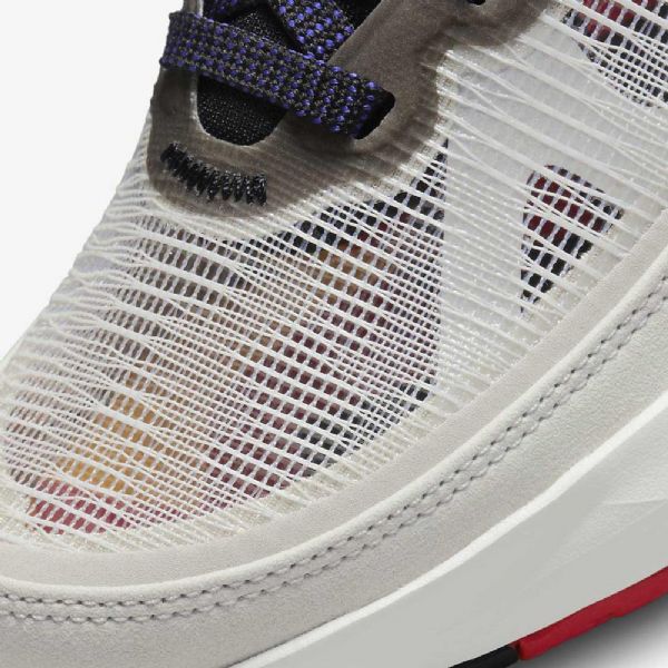 Nike Air Jordan Xxxvii Sko Barn Lyse Svarte Mørke Rød