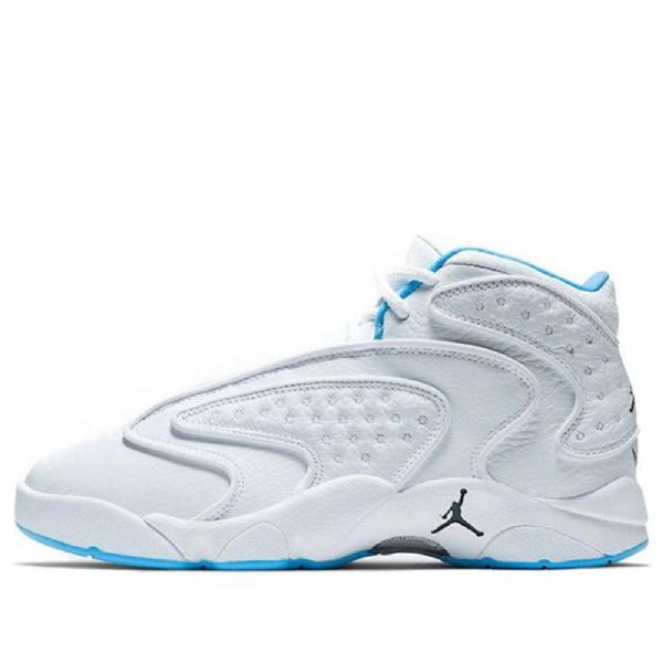 Nike Air Jordan Og High Tops Retro Basketball Shoes Dame Blå Hvite