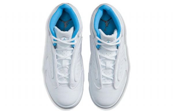 Nike Air Jordan Og High Tops Retro Basketball Shoes Dame Blå Hvite