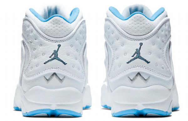 Nike Air Jordan Og High Tops Retro Basketball Shoes Dame Blå Hvite