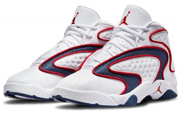 Nike Air Jordan Og Retro Basketball Shoes Dame Hvite Rød
