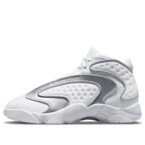 Nike Air Jordan Og Retro Basketball Shoes Dame Hvite Sølv