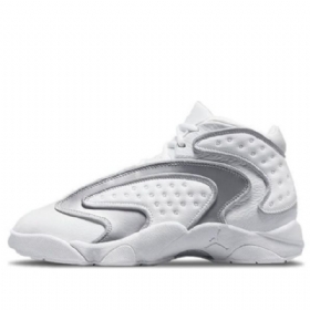 Nike Air Jordan Og Retro Basketball Shoes Dame Hvite Sølv