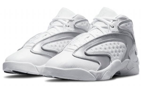 Nike Air Jordan Og Retro Basketball Shoes Dame Hvite Sølv